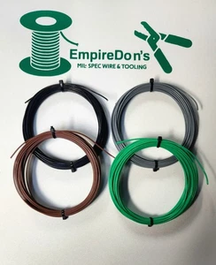 20 AWG Mil-Spec Draht, Teflon, PTFE isoliert, Litze versilbert, Kit 100 Fuß - Bild 1 von 1