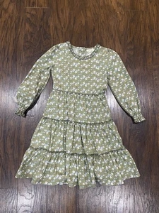 Matilda Jane grün Blumen Stufenkleid Mädchen Größe 6 Cottagecore - Bild 1 von 8
