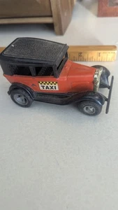 Vintage orange/schwarz Tonka Taxi Hot Rod 4,25"  - Bild 1 von 17