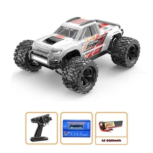 Brushless 4S Auto LKW Truggy - 60MPH + Akku & Ladegerät MJX 1/10 10208 weiß - Bild 1 von 14