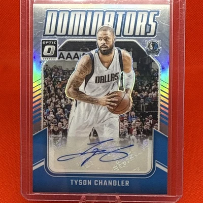 2024–25 Panini Donruss Optic Dominators Тайсон Чендлер голографическая с автографом —/99 Даллас - Изображение 1 из 4