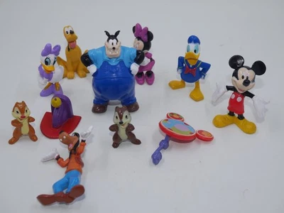 Disney Mickey Mouse Clubhouse Lote Figuras Mickey Goofy Donald Pluto Minnie Daisy Foto 1 de 4