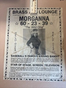 Morganna, Baseball’s Kissing Bandit Vintage Advertising Poster - Cincinnati Reds - Picture 1 of 8