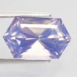 Amatista lavanda 100 % natural de Bolivia 6,37 quilates de lujo de clase mundial (15 x 9 mm) - Imagen 1 de 7