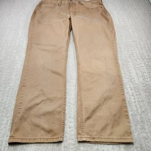 Jeans Levis 514 para hombre 36x30 ajustados pierna recta beige denim ropa de trabajo oficina  - Imagen 1 de 10