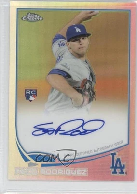 2013 Topps Chrome Refractor Rookie Auto /499 Paco Rodriguez #182 Auto RC - Image 1 of 2