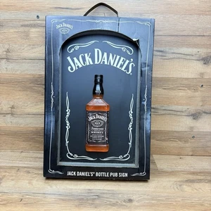 Vintage Jack Daniel's Framed Art Display 19* 3-D Replica Jack Daniel's Bottle - Bild 1 von 6