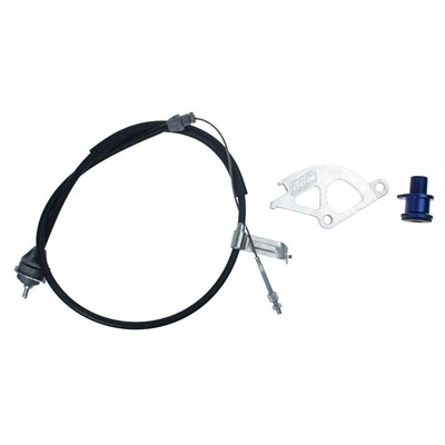 Cable de embrague ajustable BBK y cuadrante con ajustador de cortafuegos Mustang 1996-... Foto 1 de 4