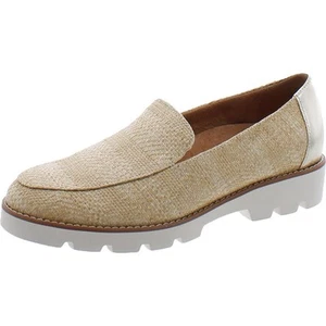 Vionic Womens Kensley Beige Laceless Loafers Shoes 11 Wide (C,D,W) BHFO 1349 - Picture 1 of 3