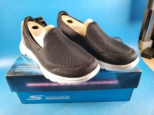 Skechers Go Walk 5 Schwarz Weiß Damen Sneaker Mesh Gr. 5,5 Schuhe 15901-BKW - Bild 1 von 9