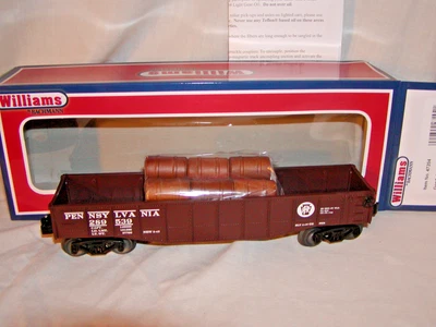 Williams Bachmann 47204 Pennsylvania Gondola w Wooden Barrels O27 New MIB Sealed - Image 1 of 4