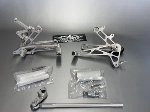 LSL Fußrastenanlage für CBR900 SC 28 Bj. 92-95 in Silber mit ABE und Zubehör - Picture 1 of 8