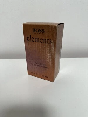 HUGO BOSS ELEMENTS AFTERSHAVE 50ML NEU & OVP HERREN RARITÄT 1993