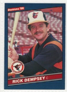 Rick Dempsey 1986 Donruss Baseball #106 Orioles - Picture 1 of 2