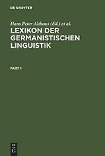 Lexikon der Germanistischen Linguistik | Buch | 9783484103931