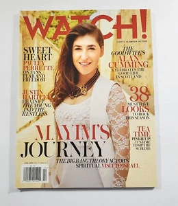 Mayim Bialik Watch Magazine Apr 2016 Justin Hartley Pauley Perrette Alan Cumming - Picture 1 of 6