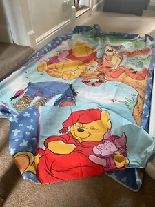 Vintage 80s Disney Winnie the Pooh Duvet and Pillow case - Picture 1 of 3