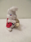 Vintage 1950s? Wind Up Red Coat Rabbit with Cymbals Japan AS IS