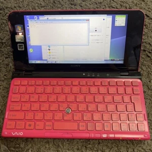 SONY VAIO P series type P VPCP119KJ Windows7 red - Picture 1 of 8