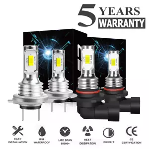 Faro delantero LED bombillas altas bajas para Subaru Legacy 2.5i sedán 4 puertas 2005-2014 - Imagen 1 de 12