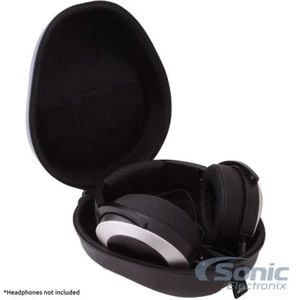 Funda de transporte de cuero duro tamaño completo HPCX2 para auriculares sobre la oreja - Imagen 1 de 5