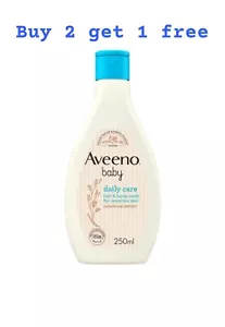 Aveeno® Baby Daily Care Hair & Body Wash 250ml Buy 2 Get 1 Free - Picture 1 of 2