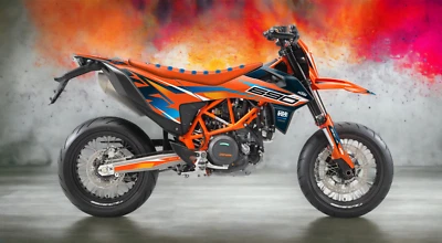 KTM Dekor SMC-R 690 2019 2020 2021 2022 2023 2024 Supermoto SCRUB Aufkleber - Bild 1 von 4