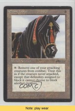 1993 Magic: The Gathering - Arabian Nights Ebony Horse READ n0n