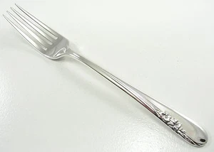 International Blossom Time Sterling Silver Fork 1950 No Monogram 7-1/4” Long - Picture 1 of 6