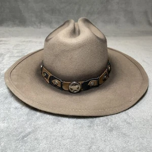 Cody James XL Beige Wool Felt Cowboy Hat w/ Belt- Sz 6 5/8 - Picture 1 of 11