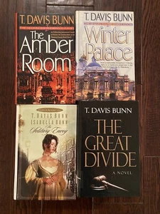 Lot Of 4 Large Print Hardcover Book By T. Davis Bunn - Picture 1 of 3