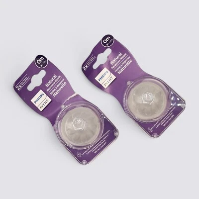Philips Avent Pezón Respuesta Natural 0M Flujo Recién Nacido (Pack de 2) Foto 1 de 2