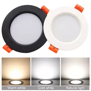 7W/9W/12/15W/18W Recessed Led Ceiling Down Light Lamp Fixture Round 110V-240V - Picture 1 of 11