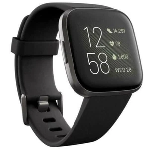 Fitbit Versa 2 Wristband Activity Tracker - Black (FB507BKBK) - Picture 1 of 1