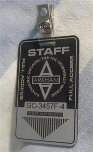 CUSTOM ARKHAM FULL ACCESS BADGE CARD PROP BATMAN DARK KNIGHT - Picture 1 of 3