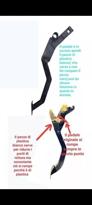 Replica PEDALE Leva FRIZIONE CHEVROLET Spark A Cavo In Acciaio Garantito A Vita - Image 1 of 4