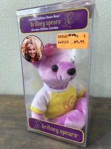 Vintage Britney Spears Limited Edition Beanie Bär Plüschtier versiegelt in Box - Bild 1 von 6