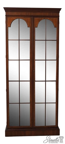 60281EC: HENKEL HARRIS Model 2339 Mahogany Curio Display Cabinet Cover