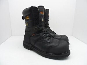 STC Men's Duncan II WP Composite Toe Composite Plate Work Boots Black Size 8.5M