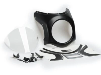 Puig Retro Negro Semi Carenado y Pantalla Transparente 195mm Triumph Thruxton 1200 R 16-19 Foto 1 de 2