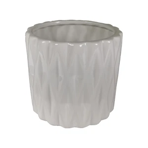 CalCastle Craft White Ceramic Porcelain Flower Vases Pots for House Plants and L - Picture 1 of 1