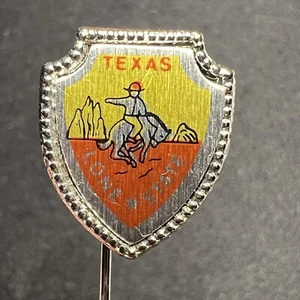 Vintage - Texas Western Cowboy Rodeo Bucking Bronco Horse -- Hat Stick Pin - Picture 1 of 5