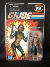 G.I. JOE A Real American Hero 25TH FOIL COUNTER INTELLIGENCE SCARLETT NEW 2007