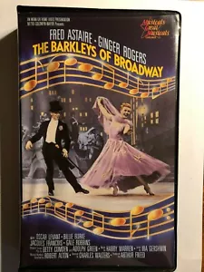 THE BARKLEYS OF BROADWAY MUSICALS GREAT MUSICALS VHS FRED ASTAIRE, GINGER ROGERS - Picture 1 of 3