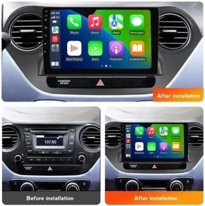 For Hyundai i10 2013-2016 GPS Car Stereo Android 14 CarPlay Radio WiFi Head Unit - Picture 1 of 17