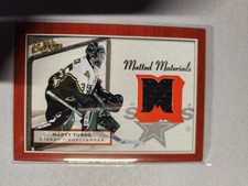 2005-06 Upper Deck Marty Turco #MM-MT Bee Hive Matted Materials