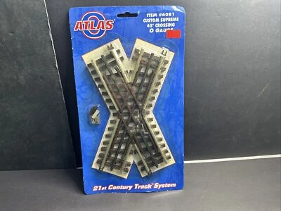 ATLAS O 6081 CUSTOM SUPREME 45 DEGREE CROSSING NEW. - Image 1 of 3