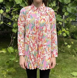 Camisa Plisada Mangas Largas Estampada Flores Mezcla Mujeres C&A Todas las Tallas 10-22 - Imagen 1 de 8