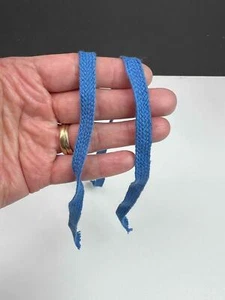 American Girl Kirsten Light Blue Meet Hair RIBBONS 2~Woven~Original~Historical - Picture 1 of 5