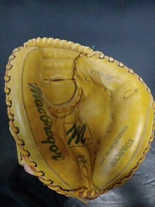 MacGregor Leather Catchers Mitt- scoop Toe Deep Pocket Pro Hinge BBCMPROX - Picture 1 of 4